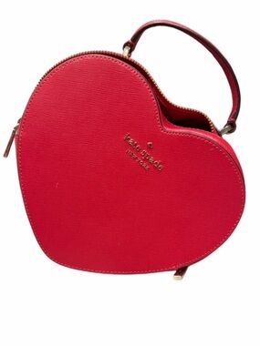 kate spade Heart-Shaped Mini Top-Handle Bag in Red
